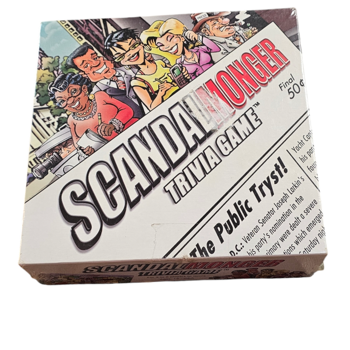 Scandal Monger Trivia Game on sale