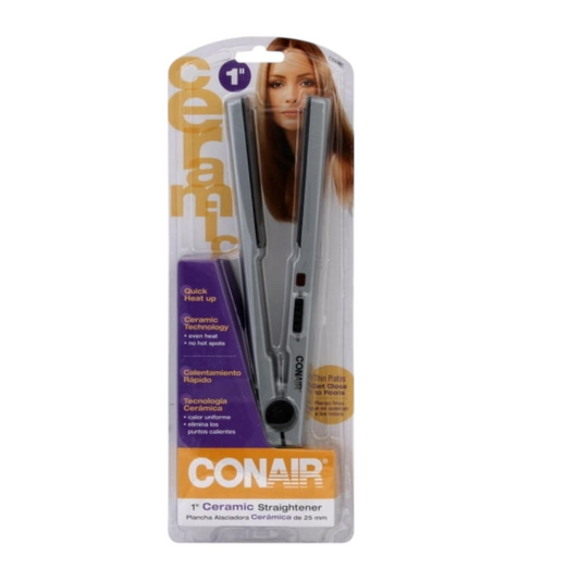 Conair Travel Iron 2-in-1, Travel Flat Iron for Clothes and Hair Straightener, Ceramic