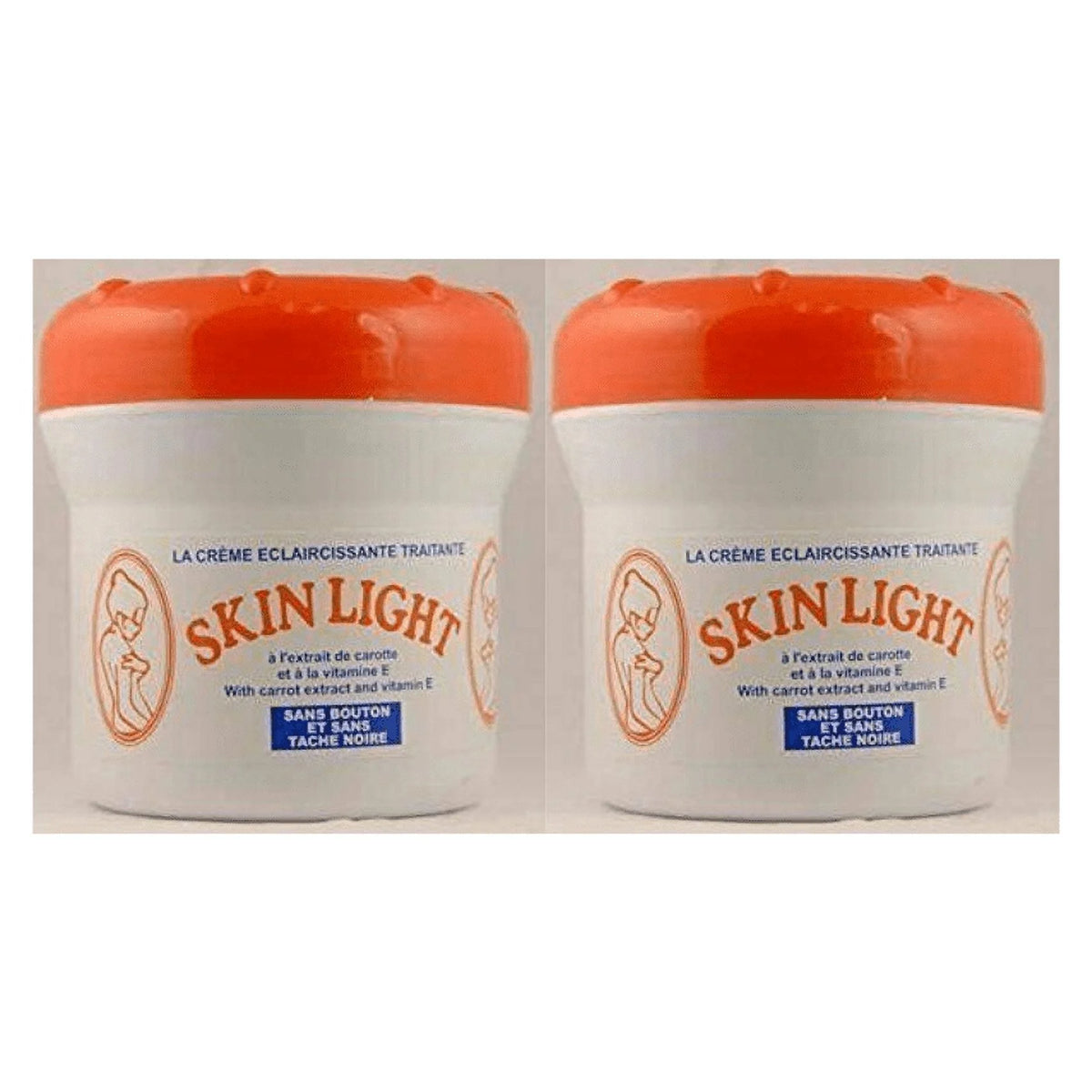 Skin Light Cream Clarifiante With Carrot Extract & Vitamin E 500ml (PACK OF 2)