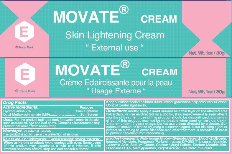 Movate Fast Action Skin Lightening Tube Gel 30G (pack of 6)