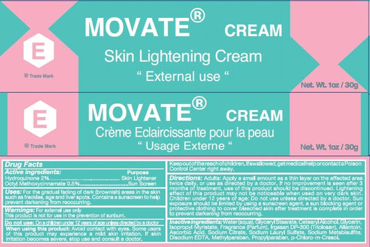 Movate Fast Action Skin Lightening Tube Gel 30G (pack of 6)