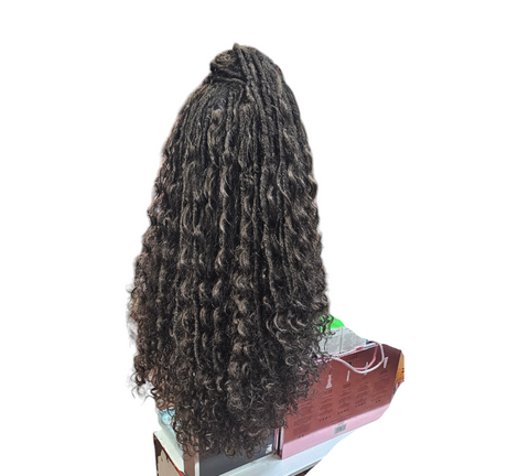 Goddess Dreadlocks Stunning Already Style Lace Front Wig 28inch Dark Brown