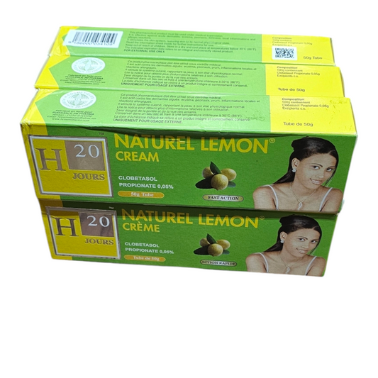 H20 Jours Naturel Lemon 🍋 Cream 50g(6pack)