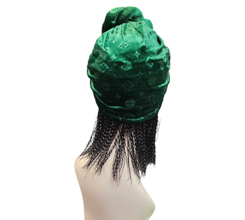 New Arrival Head wrap Ready To Use Wig And Hair Attachment Into The Head-wrap