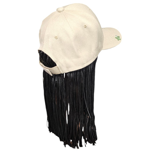 Baseball Wig Cap With micro Braids Hair 14 Inch Long Synthetic Box