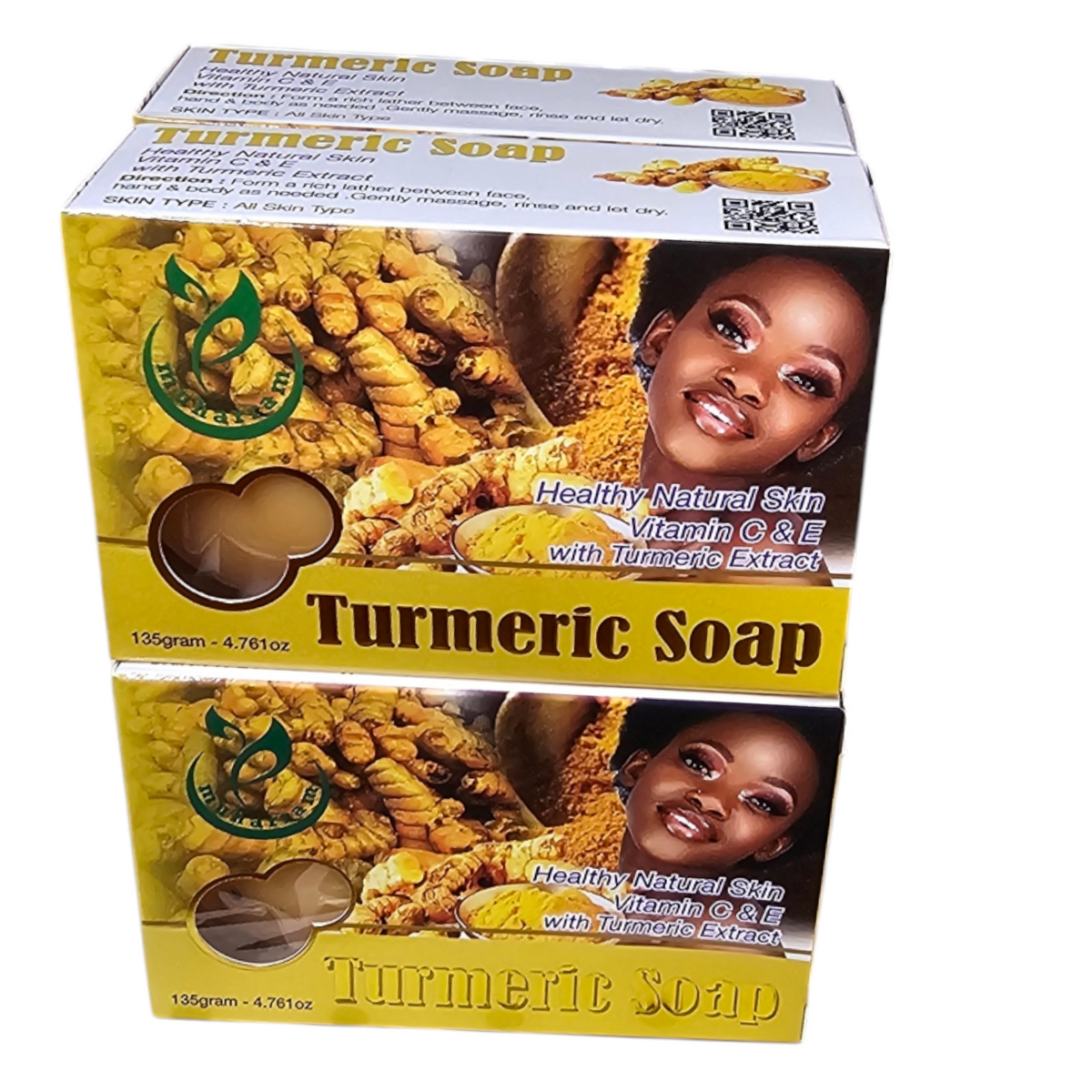 Turmeric with Sandalwood Soap 150g(6pack)