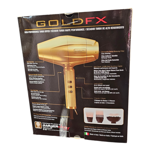 BaByliss PRO GoldFX High Performance Turbo Dryer