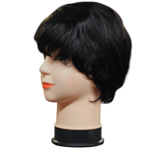 Pixie Wigs Pixie Cut Short Black Wavy Wigs