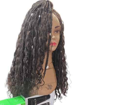 Goddess Dreadlocks Stunning Already Style Lace Front Wig 28inch Dark Brown