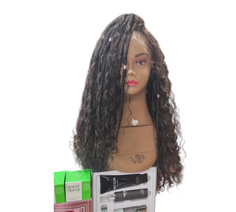 Goddess Dreadlocks Stunning Already Style Lace Front Wig 28inch Dark Brown