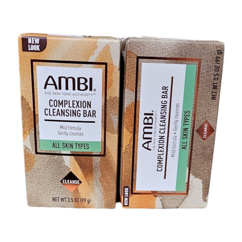 Ambi Skincare Bars Complexion Cleansing Bar, 3.5 Ounce (Pack of 3)