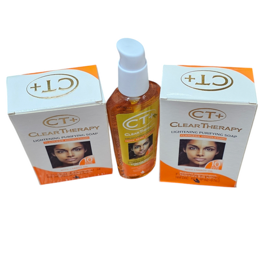 CT+ Clear Therapy Extra Lightening + Soap+ Serum With Carrot Oil